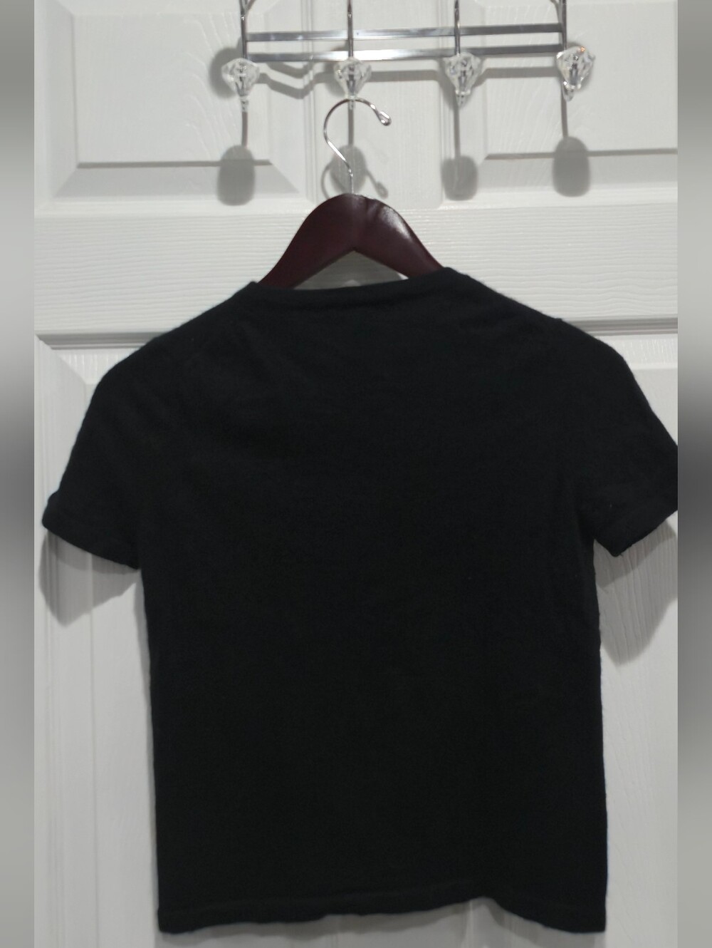 Saks Fifth Avenue 100% Cashmere Black Crewneck M - Picture 7 of 9